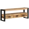 vidaXL Meuble TV 120x30x45 cm Bois massif de manguier