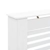 vidaXL Cache-radiateur Blanc 112x19x81,5 cm MDF