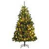 vidaXL Sapin de No&euml;l artificiel articul&eacute; 300 LED et boules 180 cm
