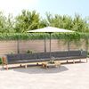 vidaXL Salon palette de jardin avec coussins 6pcs bois d'acacia massif