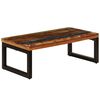 vidaXL Table basse 100x50x35 cm Bois de r&eacute;cup&eacute;ration solide et acier
