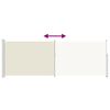 vidaXL Auvent lat&eacute;ral r&eacute;tractable 160 x 500 cm Cr&egrave;me