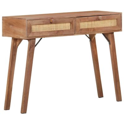 vidaXL Table console 100x35x76 cm Bois de manguier massif