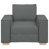 vidaXL Canap&eacute; Fauteuil Gris Fonc&eacute; 100x78x84 cm Tissu
