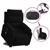 vidaXL Fauteuil inclinable de massage électrique noir velours