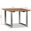 vidaXL Table basse Bois de r&eacute;cup&eacute;ration massif 55x55x40 cm