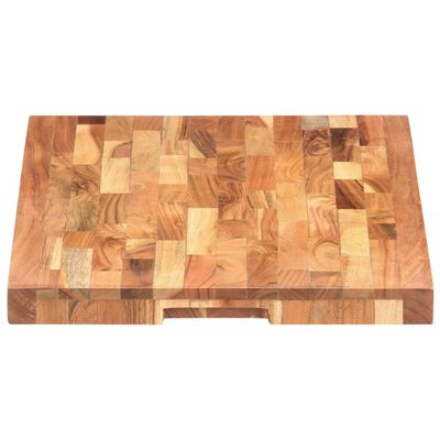 vidaXL Planche à découper 60x40x4 cm Bois d'acacia massif