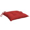 vidaXL Coussins de chaise lot de 4 rouge 40x40x7 cm tissu oxford