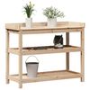 vidaXL Table de rempotage avec &eacute;tag&egrave;res 108x45x86,5 cm bois massif pin
