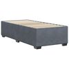 vidaXL Cadre de lit sans matelas gris foncé velours