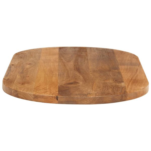 vidaXL Dessus de table 110x40x3,8 cm ovale bois massif de manguier