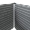 vidaXL Lit sur&eacute;lev&eacute; de jardin WPC 150x50x54 cm Gris