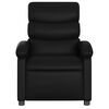 vidaXL Fauteuil inclinable de massage &eacute;lectrique noir similicuir
