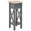 vidaXL Table d'appoint Noir 27 x 27 x 65,5 cm Bois