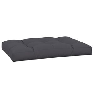 vidaXL Coussin de palette anthracite 120x80x12 cm tissu
