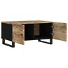 vidaXL Table basse 80x50x40 cm Bois de manguier solide et d'ing&eacute;nierie