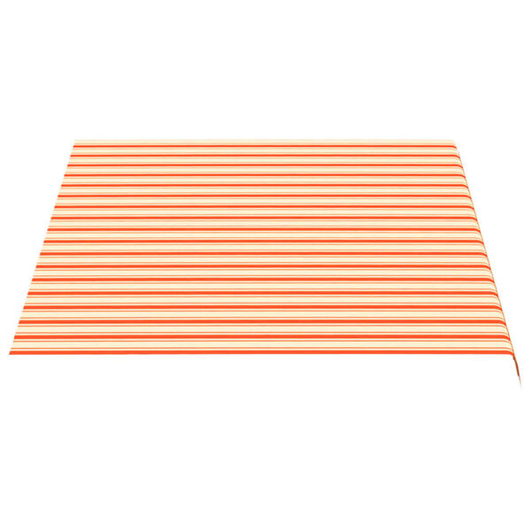 vidaXL Tissu de remplacement pour auvent Jaune et orange 3,5x2,5 m