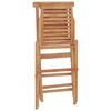vidaXL Chaises de jardin pliantes lot de 2 47x63x90cm bois massif teck