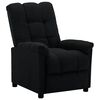 vidaXL Fauteuil inclinable &eacute;lectrique noir tissu
