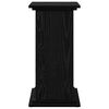vidaXL Support d'affichage avec &eacute;tag&egrave;re Ch&ecirc;ne noir 31 x 30 x 60 cm