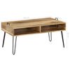vidaXL Table basse Bois de manguier massif 100x60x45 cm