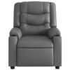 vidaXL Fauteuil inclinable de massage &eacute;lectrique gris similicuir