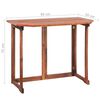 vidaXL Mobilier de bistro 2 pcs Bois d'acacia massif