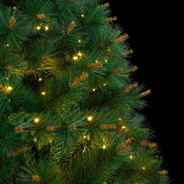 vidaXL Sapin de Noël artificiel articulé avec 300 LED 180 cm