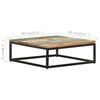vidaXL Tables basses gigognes 2 pcs Bois de récupération massif