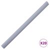 vidaXL &Eacute;cran d'intimit&eacute; de jardin PVC 35x0,19 m Gris clair mat