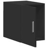 vidaXL Armoire murale noir 30x42,5x40 cm bois d'ing&eacute;nierie