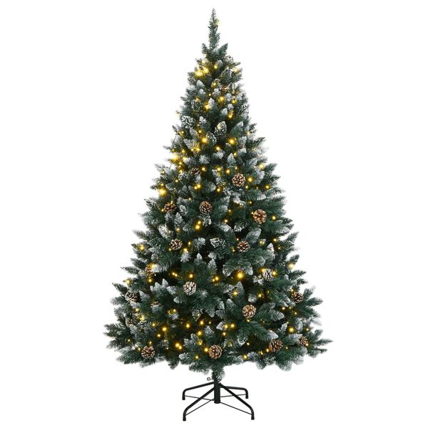 vidaXL Sapin de Noël artificiel 300 LED 180 cm
