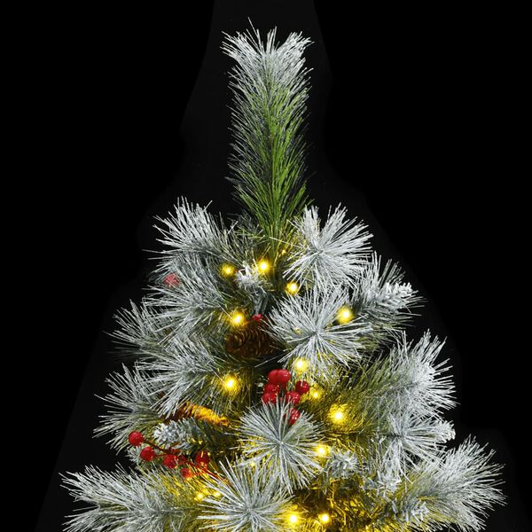 vidaXL Sapin de No&euml;l artificiel articul&eacute; avec 300 LED 240 cm