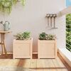 vidaXL Jardini&egrave;res 2 pcs bois de pin massif