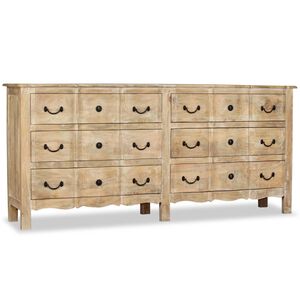 vidaXL Buffet Bois de manguier solide 200x40x90 cm