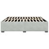 vidaXL Cadre de lit sans matelas gris clair velours