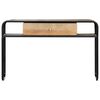 vidaXL Table console 118 x 30 x 75 cm Bois de manguier massif
