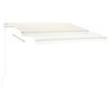 vidaXL Auvent automatique sur pied 300x250 cm crème