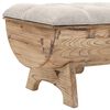 vidaXL Banc de rangement 103 cm bois de sapin massif