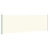 vidaXL Auvent lat&eacute;ral r&eacute;tractable de patio 200x600 cm Cr&egrave;me