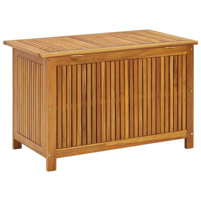 vidaXL Boîte de rangement de jardin 90x50x58 cm bois d'acacia massif