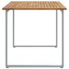 vidaXL Table de jardin et pieds en forme de U 160x80x75 cm bois acacia