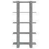 vidaXL Biblioth&egrave;que/S&eacute;parateur de pi&egrave;ce Sonoma gris 80x30x160 cm