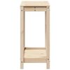 vidaXL Table de rempotage avec étagère 82,5x35x75cm bois massif de pin