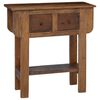 vidaXL Table console bois de récupération mélangé 80x35x80 cm