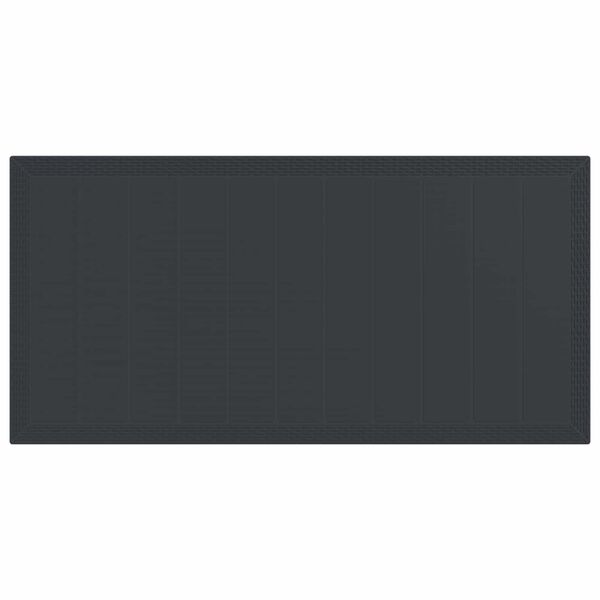 vidaXL Ensemble de salle &agrave; manger pour jardin 9 pcs Anthracite