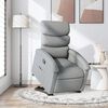 vidaXL Fauteuil inclinable gris clair tissu