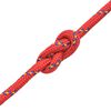 vidaXL Corde de bateau Polypropyl&egrave;ne 12 mm 50 m Rouge