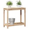 vidaXL Table de rempotage avec étagère 82,5x35x75cm bois massif de pin