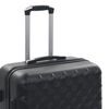 vidaXL Valise rigide 3 pcs Noir ABS